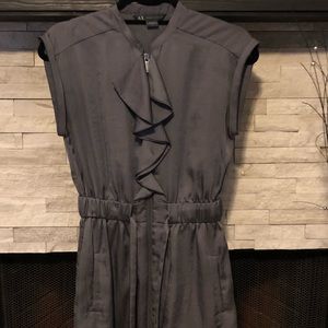 Armani Exchange gray detailed dress